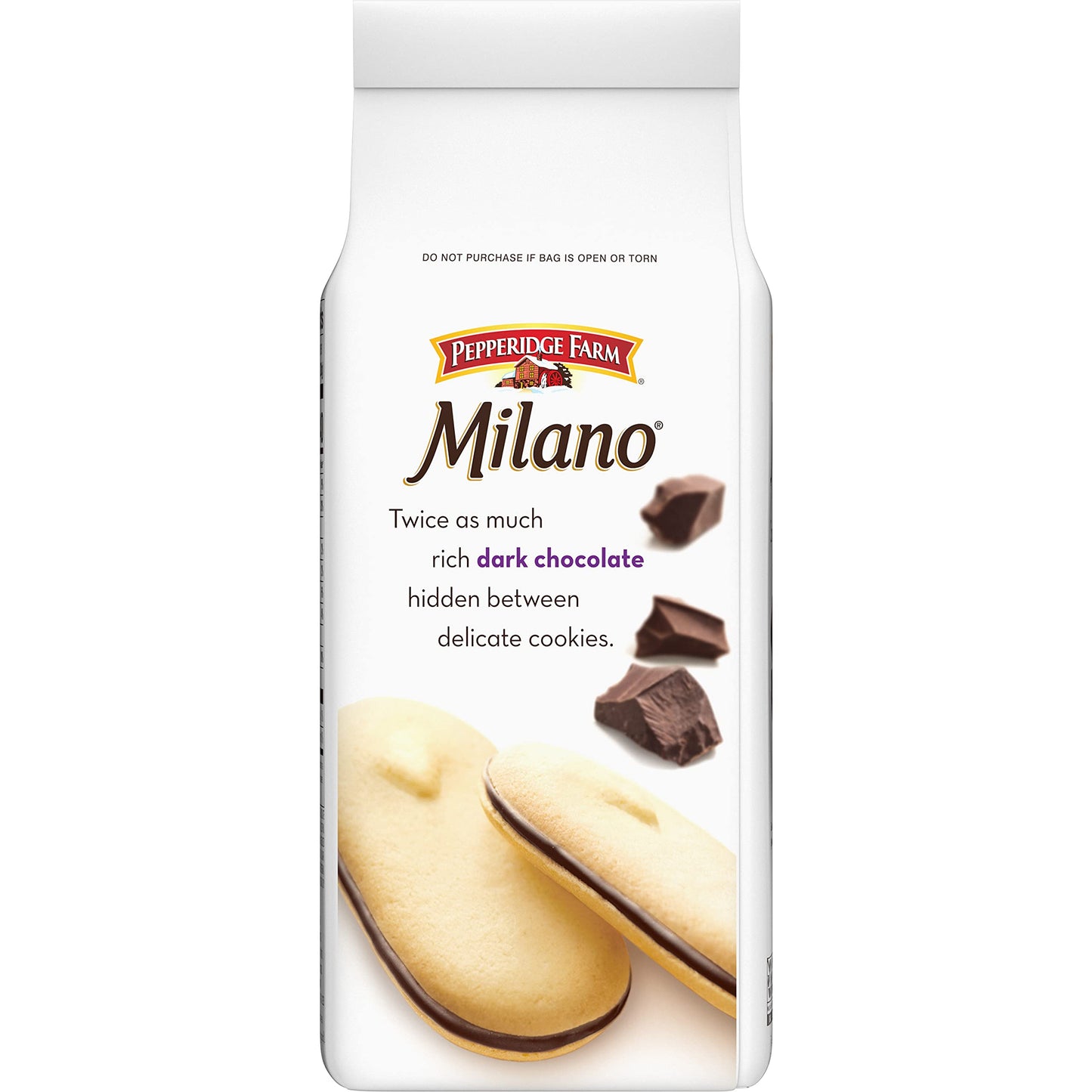 Pepperidge Farm Milano Milk Chocolate Cookies, 6 OZ Bag (15 Cookies)