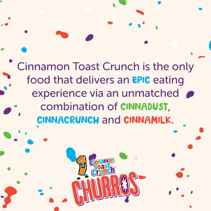 Cinnamon Toast Crunch Breakfast Cereal, Crispy Cinnamon Cereal, Mega Size, 29.1 oz Cereal Box