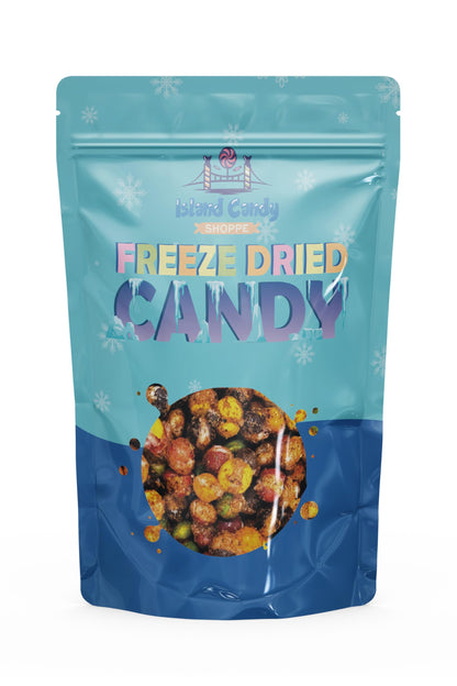 KD Supplies Freeze Dried Crunchy Comets - Premium Freeze Dried Crunchy Candy With an Enhanced Flavor (10 oz, Original Rainbow)