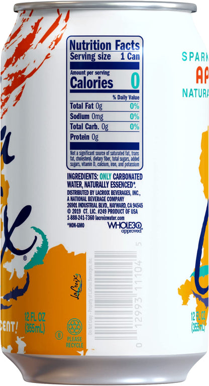 LaCroix Sparkling Water, Pure, 12 Fl Oz (pack of 8)