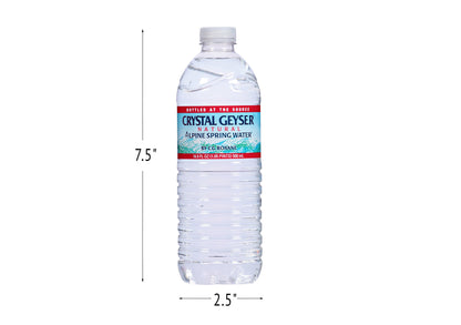 Alpine Spring Water,16.9 Fl Oz (Pack of 35),Bottled at the Source (075140350018)