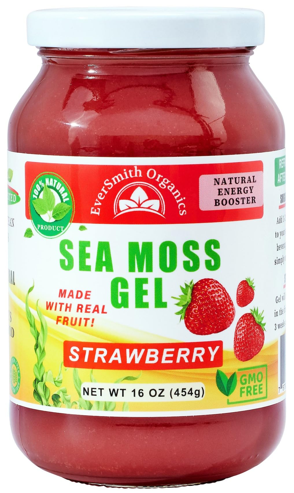 Wildcrafted Irish Sea Moss Gel | Made in USA | Rich in Vitamins & Minerals | Sea Moss Gel Organic Raw | Nutritional Supplement | Mango Pineapple (16 oz)