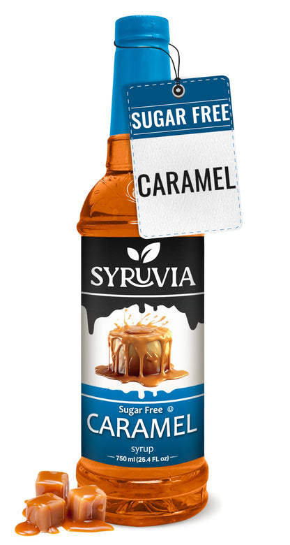 Syruvia Sugar-Free Lavender Syrup (25.4 fl oz) - Delicate Floral Bliss with Zero Added Sugar – Kosher, Gluten-Free, Perfect for Enhancing Beverages, Desserts, and Culinary Creations