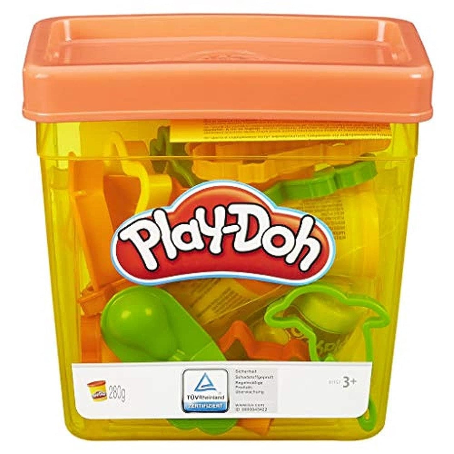 Play-Doh Fun Tub Playset, Starter Set for Kids with Storage, 18 Tools, 5 Non-Toxic Colors, Preschool Toys, Ages 3+ (Amazon Exclusive)