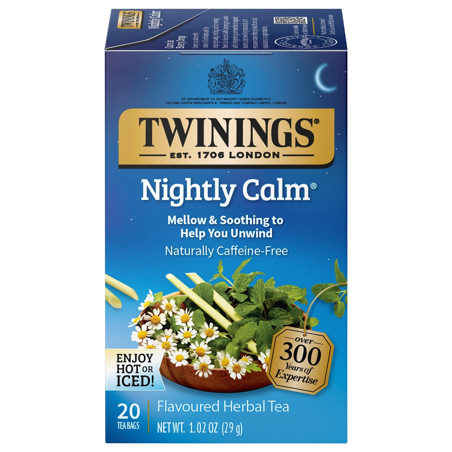 Twinings English Breakfast Black Tea, 100 Individually Wrapped Tea Bags, Smooth, Flavourful, Robust, Caffeinated, Enjoy Hot or Iced