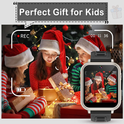 Phyulls Smart Watch for Kids with 24 Games Alarm Clock, Touchscreen, Calendaring Camera Music Player Time Display Video & Audio Recording, Toys for 3-12 Years Old Boys Toddler