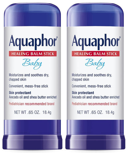 Aquaphor Baby Healing Balm Stick With Avocado Oil and Shea Butter, 0.65 Oz Stick