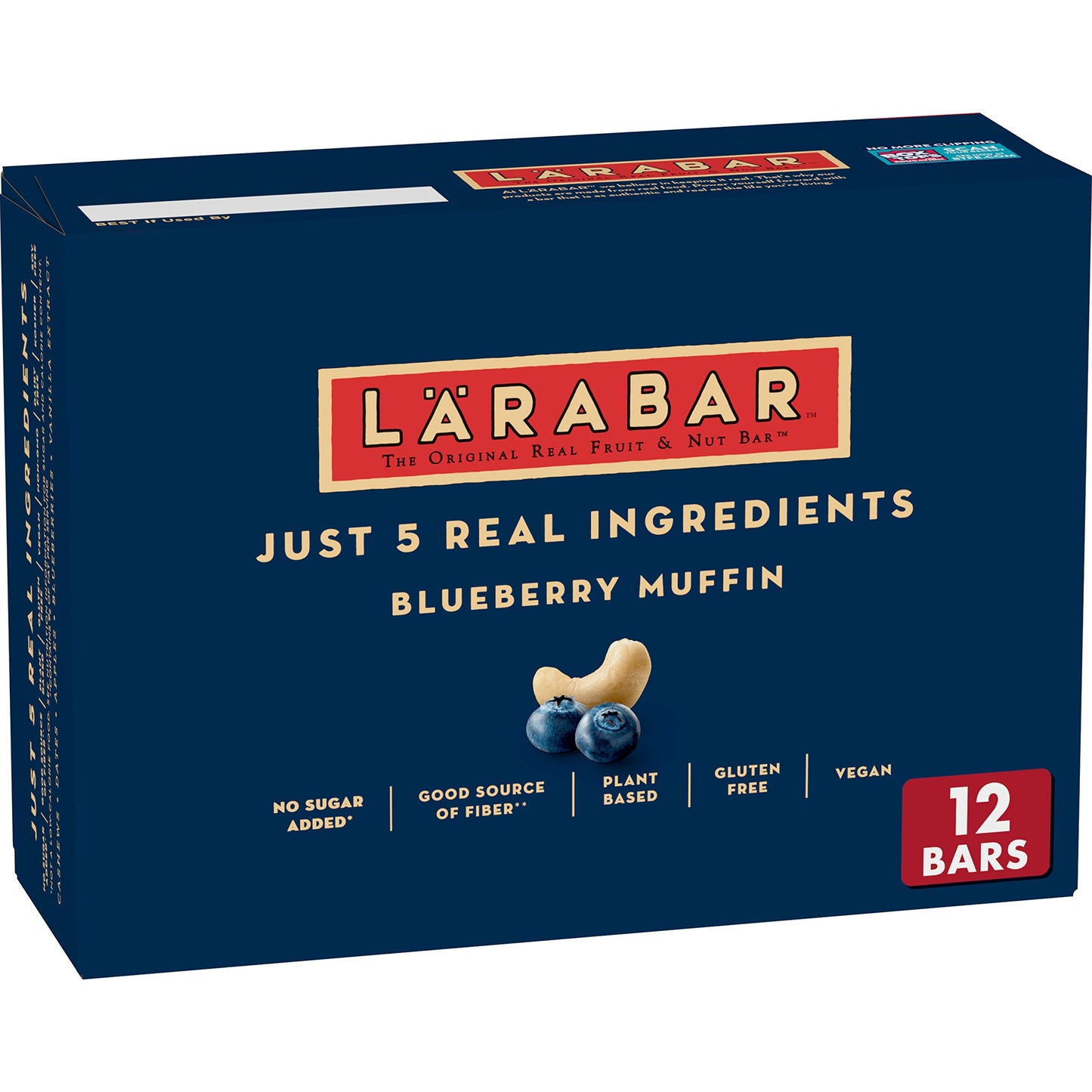 Larabar Bluberry Muffin, Gluten Free Vegan Fruit & Nut Bar, 16 Ct