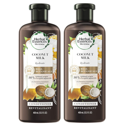 Herbal Essences Coconut Oil Hydrating Shampoo, 13.5 fl oz, with Certified Camellia Oil and Aloe Vera, For All Hair Types, Especially Dry Hair