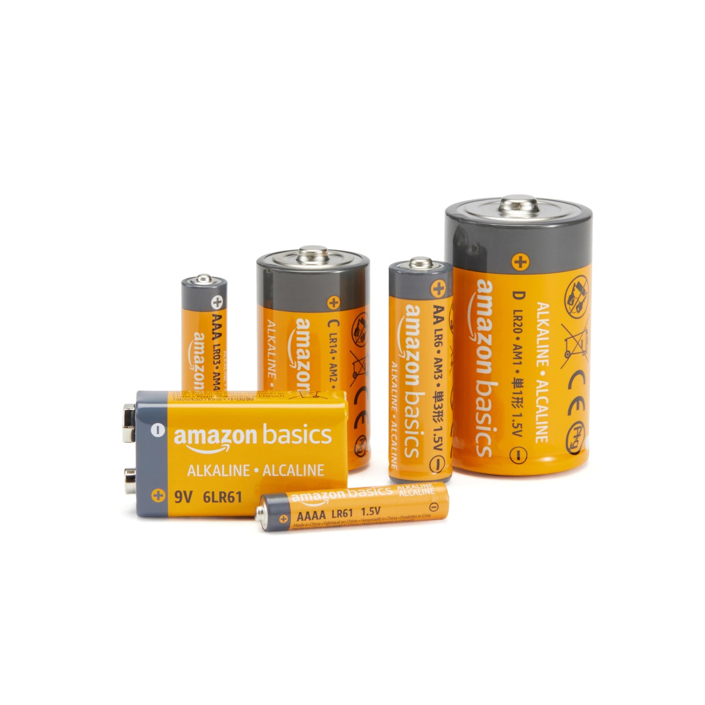 Amazon Basics 4-Pack C Cell Alkaline All-Purpose Batteries, 1.5 Volt, 5-Year Shelf Life