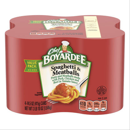 Chef Boyardee Beef Ravioli, 15 oz, 4 Pack