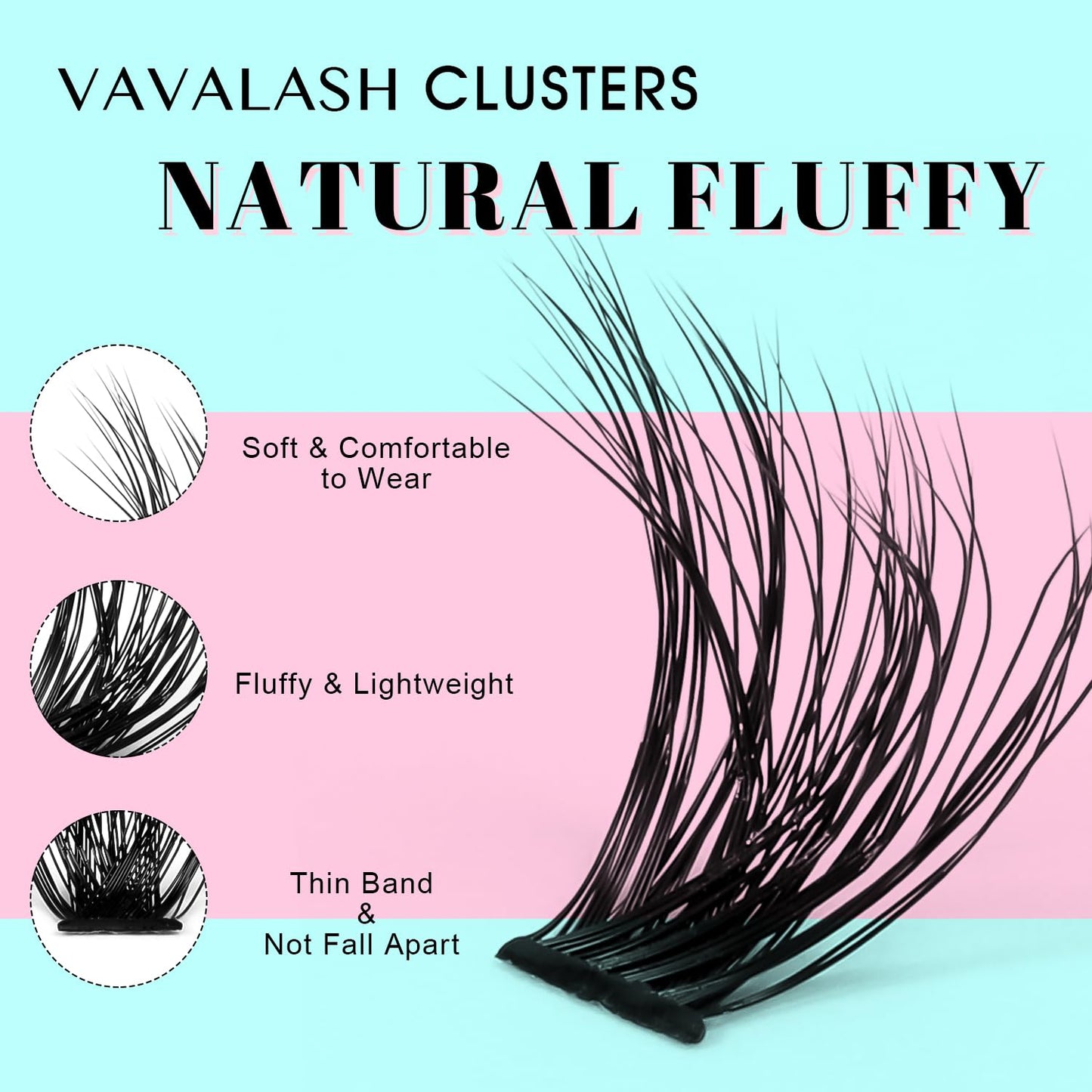 VAVALASH DIY Lash Extension Kit 280 Clusters Individual Lashes Kit 30D 40D 0.07D-10-16mm Lash Clusters, Lash Bond and Seal, Lash Tweezer for DIY Eyelash Extension at Home（Kit-30D+40D-0.07D-10-16MIX）