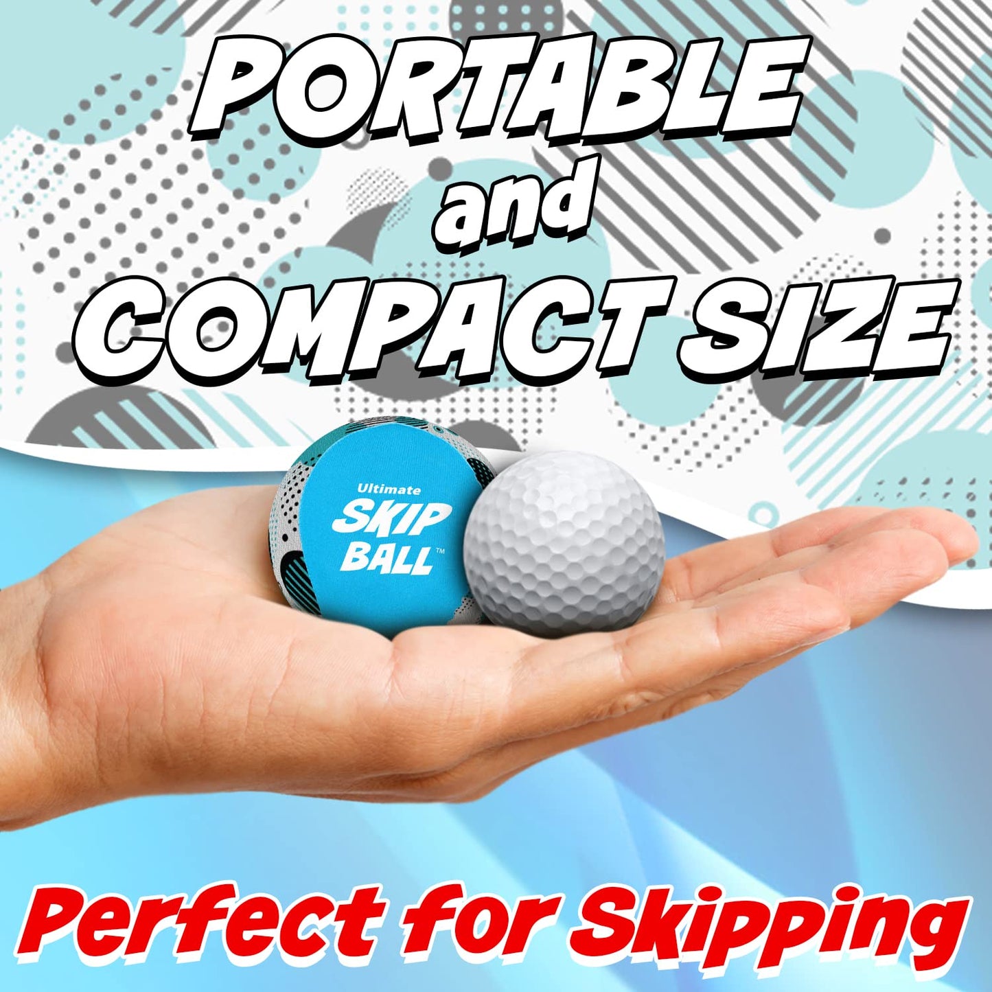 Activ Life The Ultimate Skip Ball – Water Bouncing Ball (2 Pack) Create Lasting Memories with Your Friends & Family at The Beach, Lake or Pool - Great for All Ages