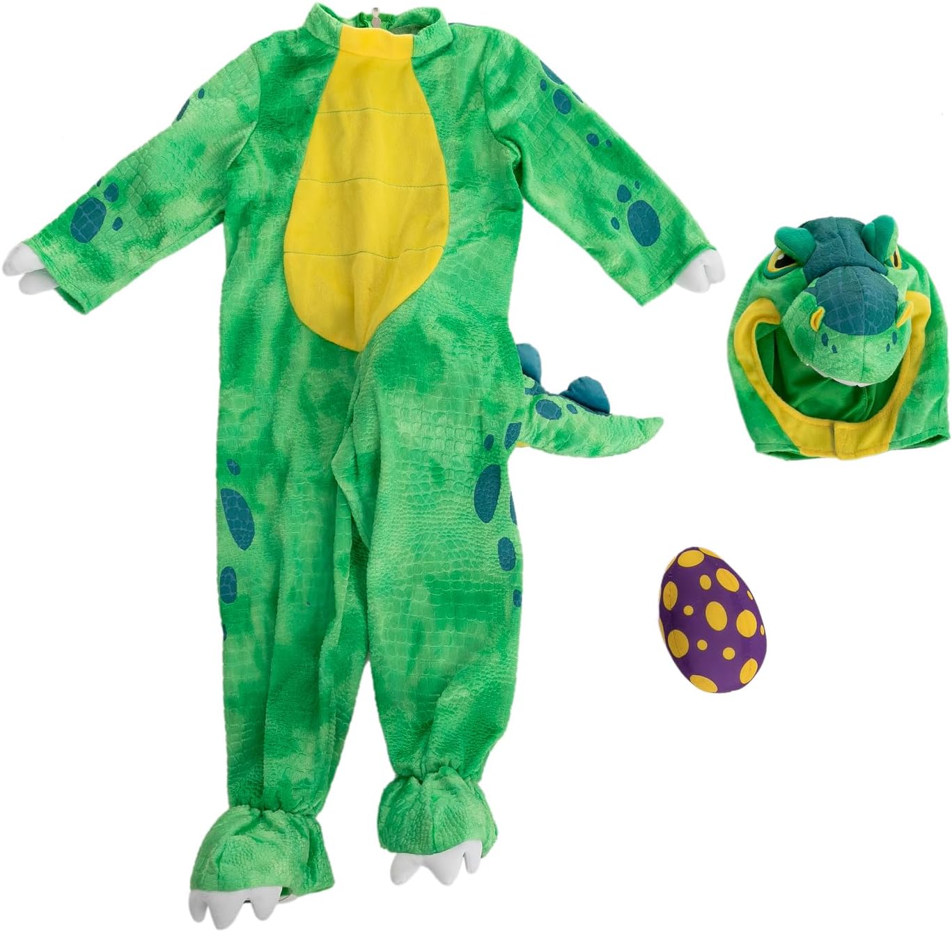 Spooktacular Creations T-Rex Costume, Dinosaur jumpsuit Jumpsuit for Toddler and Child Halloween Dress Up Party