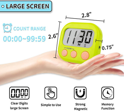 Classroom Timers for Teachers Kids Large Magnetic Digital Timer 2 Pack