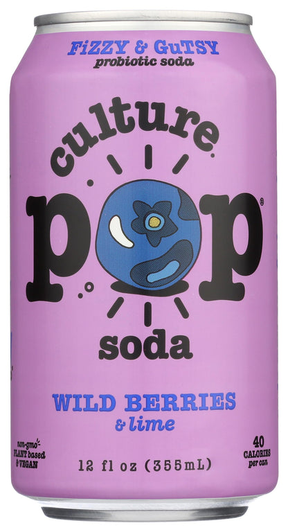 Culture Pop Soda Orange Mango Soda, 12 FZ