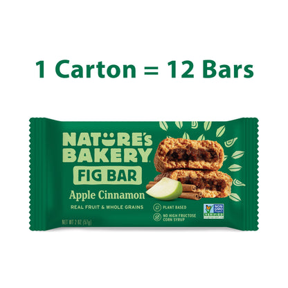 Nature's Bakery Fig Bar, Apple Cinnamon, 2 oz