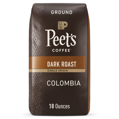 Peet's Coffee Major Dickason's Blend, Dark Roast Ground Coffee, 20 oz