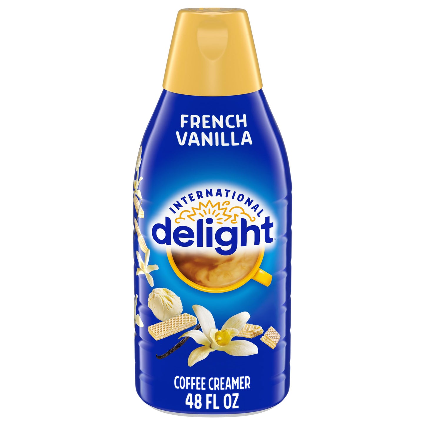 International Delight Coffee Creamer Singles, Sweet & Creamy, Shelf Stable Flavored Creamer, 24 Ct, 16 FL Oz, Pre-Portioned Creamers