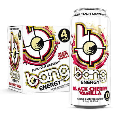 Bang Energy Bangster Berry, Sugar-Free Energy Drink, 16-Ounce (Pack of 12)