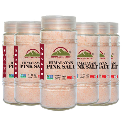 Himalayan Chef Pink Himalayan Salt, Fine Grain - 1 lbs (1 Pound Bag)