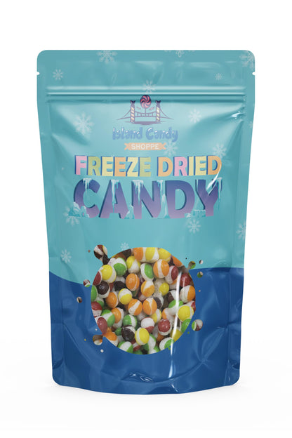 KD Supplies Freeze Dried Crunchy Comets - Premium Freeze Dried Crunchy Candy With an Enhanced Flavor (10 oz, Original Rainbow)