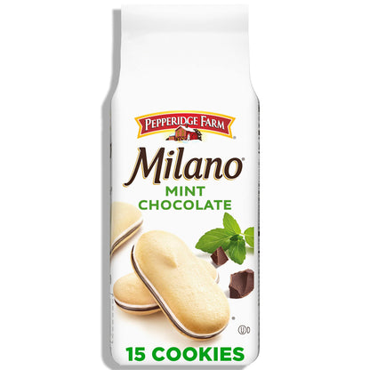 Pepperidge Farm Milano Milk Chocolate Cookies, 6 OZ Bag (15 Cookies)