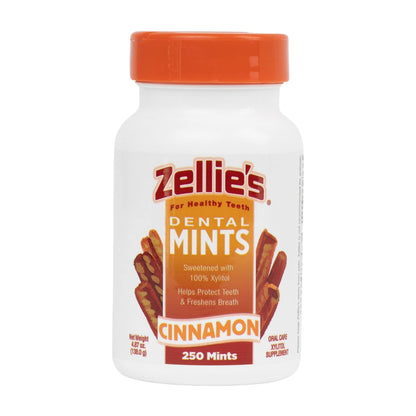 Zellie's | 100% Xylitol Sugar Free Cool Mint Breath Mints | Non-GMO, Low-Calorie, Gluten Free, Vegan & Kosher Mints