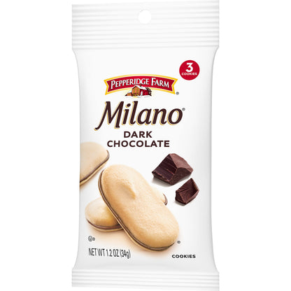 Pepperidge Farm Milano Milk Chocolate Cookies, 6 OZ Bag (15 Cookies)