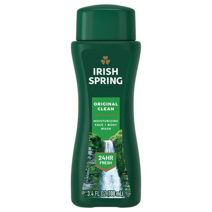 Irish Spring 5 in 1 Body Wash for Men, Men's Body Wash, Smell Fresh and Clean for 24 Hours, Conditions and Cleans Body, Face, and Hair, Made with Biodegradable Ingredients, 30 Oz Pump