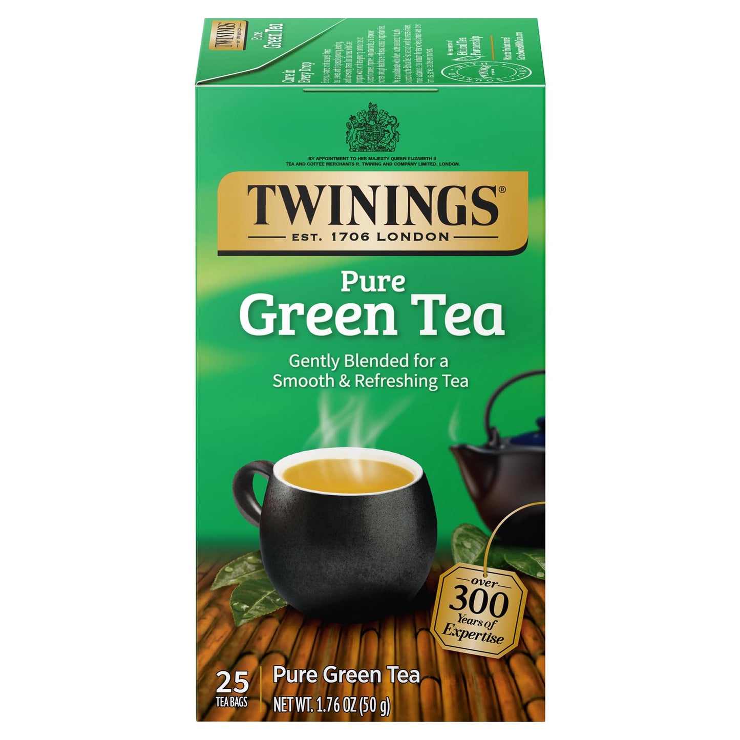 Twinings English Breakfast Black Tea, 100 Individually Wrapped Tea Bags, Smooth, Flavourful, Robust, Caffeinated, Enjoy Hot or Iced