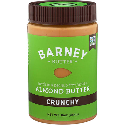 Barney Butter Almond Butter, Smooth, 16 Ounce Jar, Skin-Free Almonds, No Stir, Non-GMO, Gluten Free, Keto, Paleo, Vegan