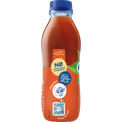 Snapple Zero Sugar Peach Tea, 16 fl oz recycled plastic bottle (Pack of 12)