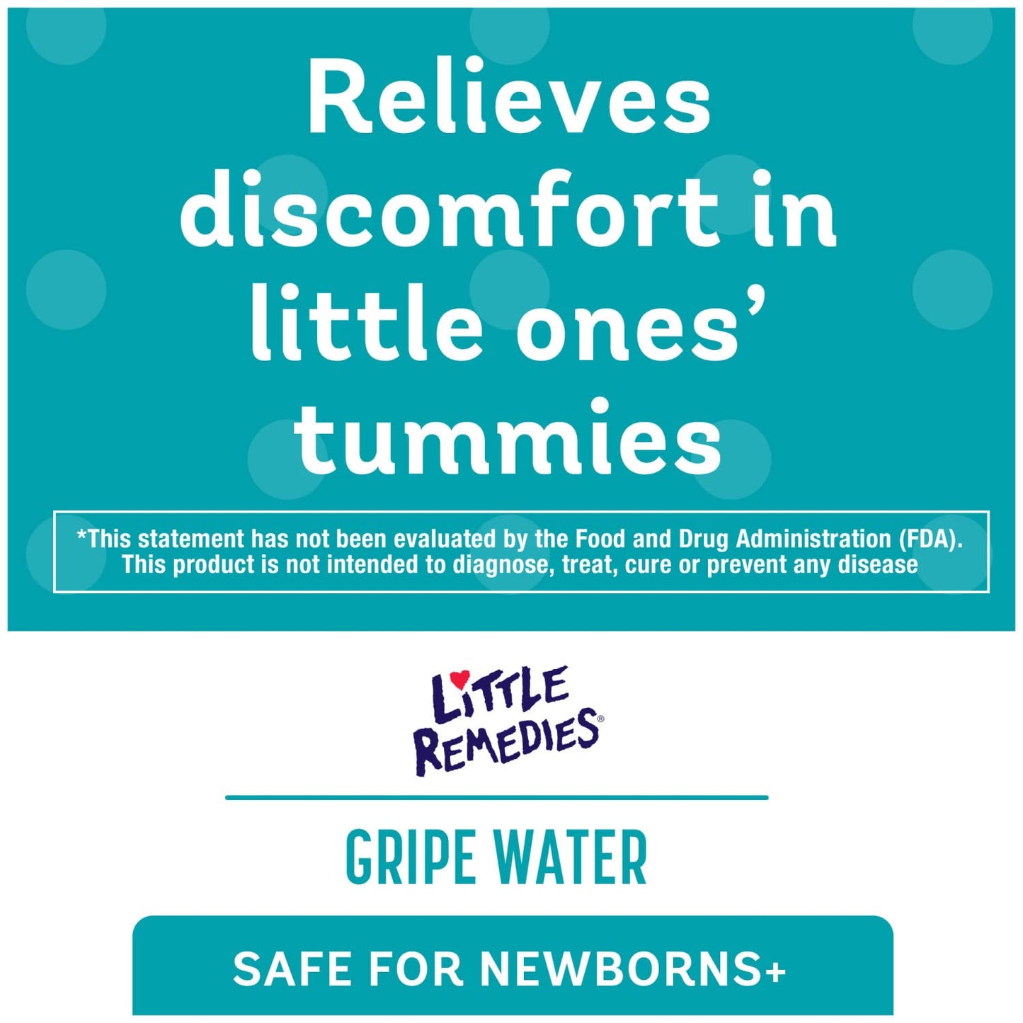 Little Remedies Gripe Water-No Alcohol, Sodium Bicarbonate, Artificial Color & Gluten Free-Safe for Newborns, 4 Fl. Oz (Pack of 1)