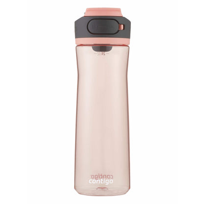 Contigo AUTOSEAL Cortland 24oz Water Bottle, BPA-Free Plastic, Spill, Leak-Proof Lid, and Carry Handle, Dishwasher Safe, Spirulina, 24 Ounce (Pack of 1)