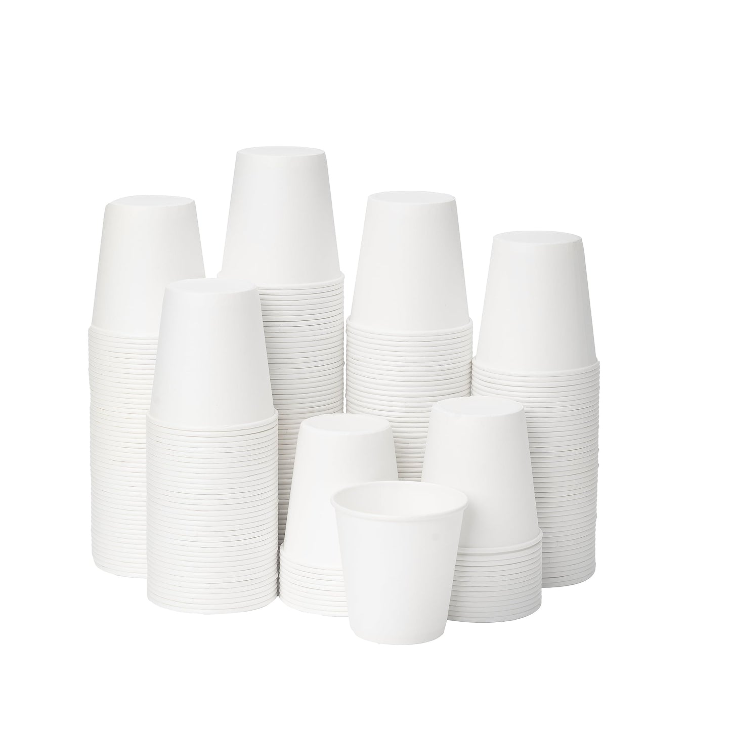 [100 Pack] 3 oz Bathroom Paper Cups, Disposable Paper Cups, Mouthwash Cups, Paper Coffee Cups, Ideal for Bathroom