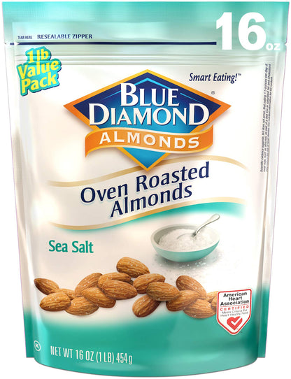 Blue Diamond Almonds Honey Roasted Snack Almonds, Honey Roasted, 1 Pound (Pack of 1)