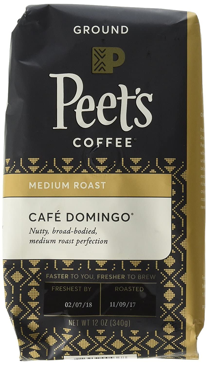 Peet's Coffee Major Dickason's Blend, Dark Roast Ground Coffee, 20 oz