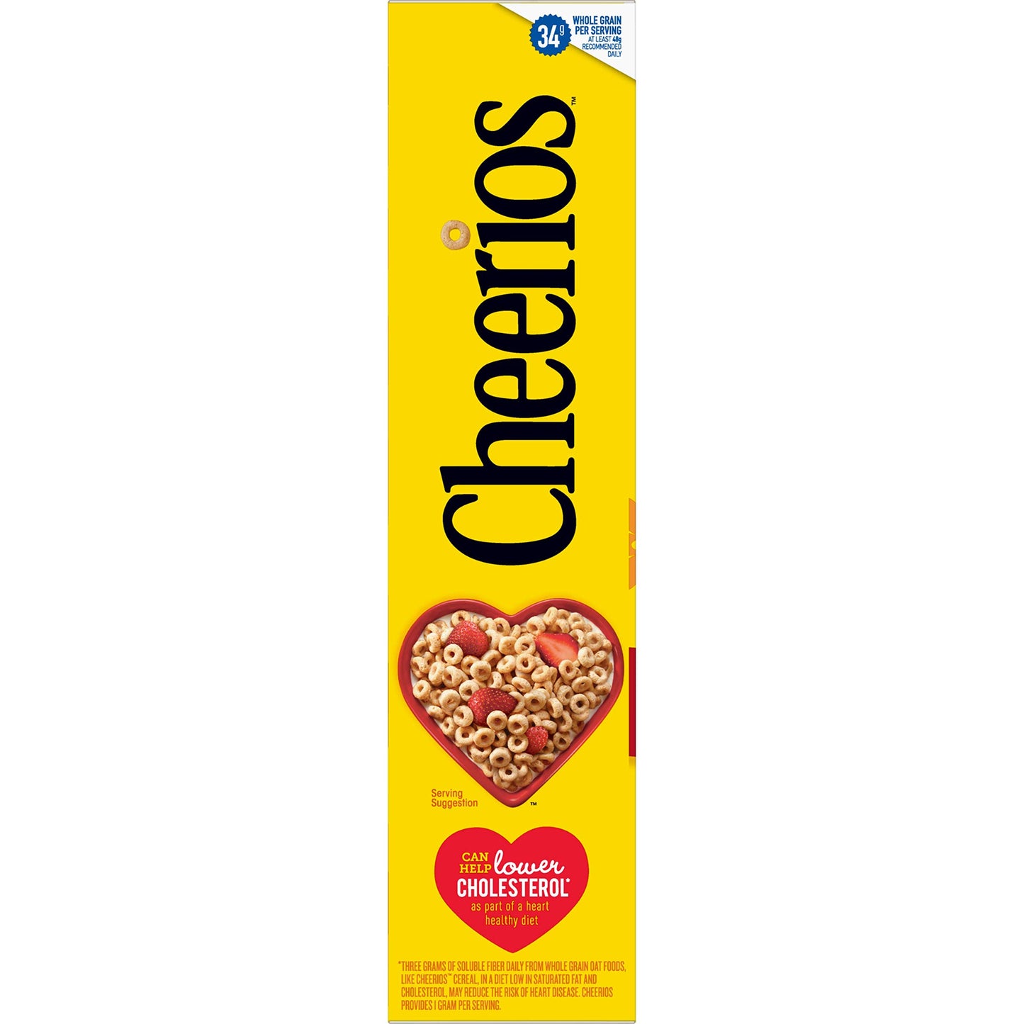 Honey Nut Cheerios Heart Healthy Cereal Cup, 1.8 OZ Single Serve Cereal Cup (Pack of 12)