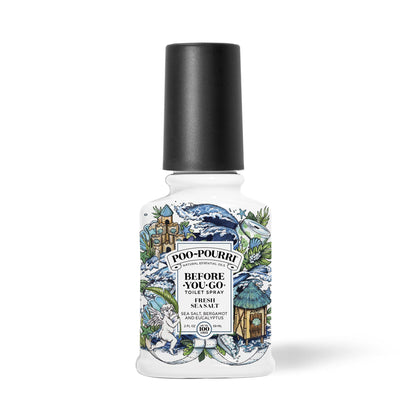 Poo-Pourri Before-You-Go Toilet Spray, Beach Bum, 1 Fl Oz Pocket Travel Size - Coconut, Orchid and Toasted Praline