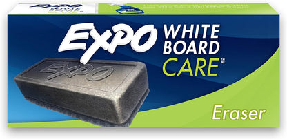 EXPO Dry Erase, Soft Pile Block Whiteboard Eraser, 5-1/8 in. x 1-1/2 in.