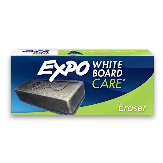 EXPO Dry Erase, Soft Pile Block Whiteboard Eraser, 5-1/8 in. x 1-1/2 in.