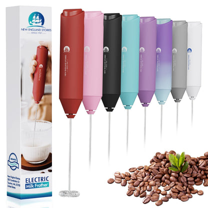 Powerful Milk Frother Handheld Foam Maker, Mini Whisk Drink Mixer for Coffee, Cappuccino, Latte, Matcha, Hot Chocolate, No Stand, Galaxy