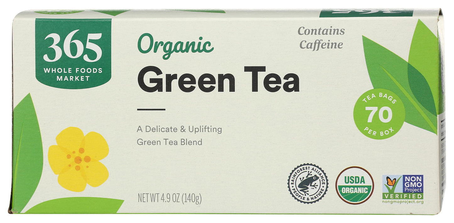 365 by Whole Foods Market, Tea Green Organic, 70 Count