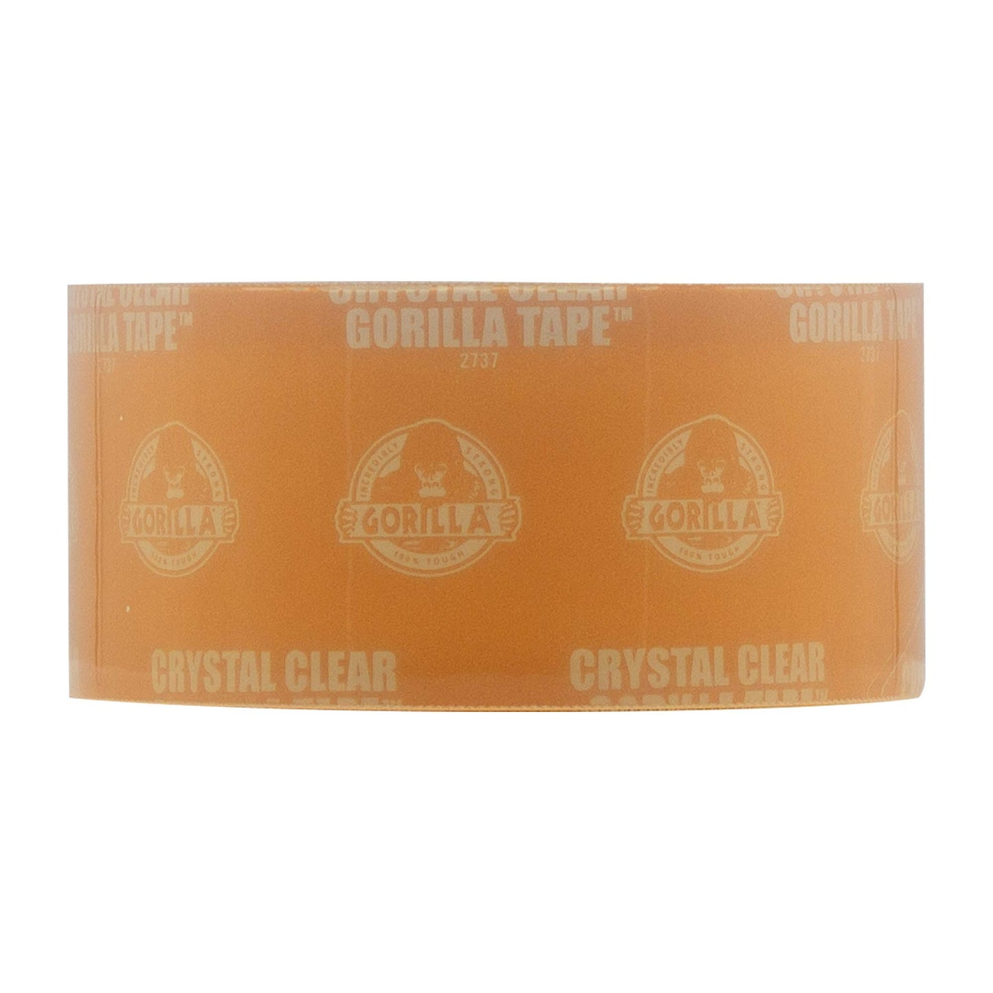 Gorilla Crystal Clear Repair Duct Tape, 1.88” x 18 yd, Clear, (Pack of 1)