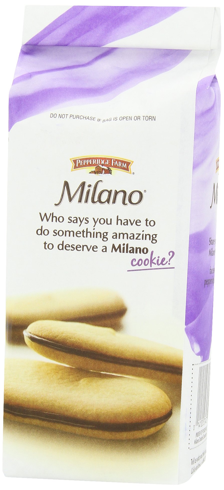 Pepperidge Farm Milano Milk Chocolate Cookies, 6 OZ Bag (15 Cookies)