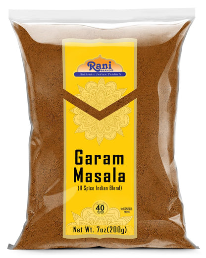 Rani Garam Masala Indian 11-Spice Blend 3oz (85g) PET Jar ~ All Natural, Salt-Free | Vegan | No Colors | Gluten Friendly | NON-GMO| Kosher | Indian Origin