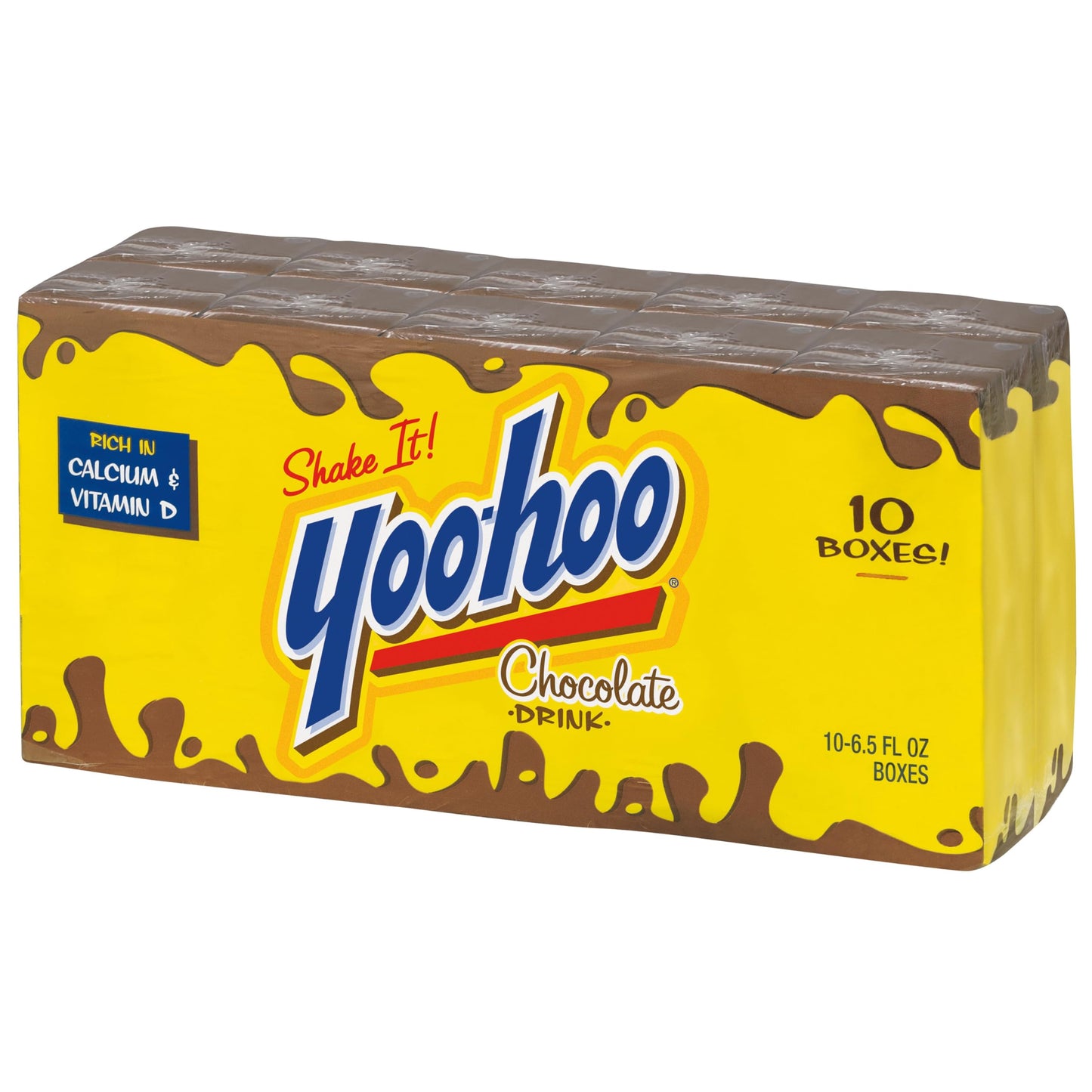 Yoo-hoo Chocolate Drink, 6.5 fl oz boxes, 10 count (Pack of 4)