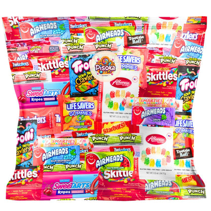 Assorted Candy Mix - Variety Pack of Gummies, Sour Candy, and Chewy Treats - Perfect for Parties, Pinatas, and Snacking (2 LB)