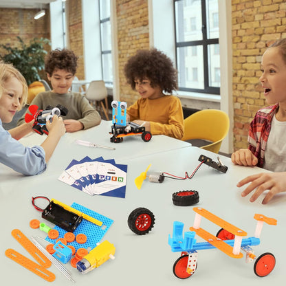 STEM Kits for Kids Crafts 6-8 8-12, Boys Gifts Toys for 6 7 Year Old Boy Birthday Gift, Robot Building Kit 5-7, STEM Toys Craft Kits 6Yr 7Yr Science Activities Robotics Age 8-10 8 9 10 11 12 Years